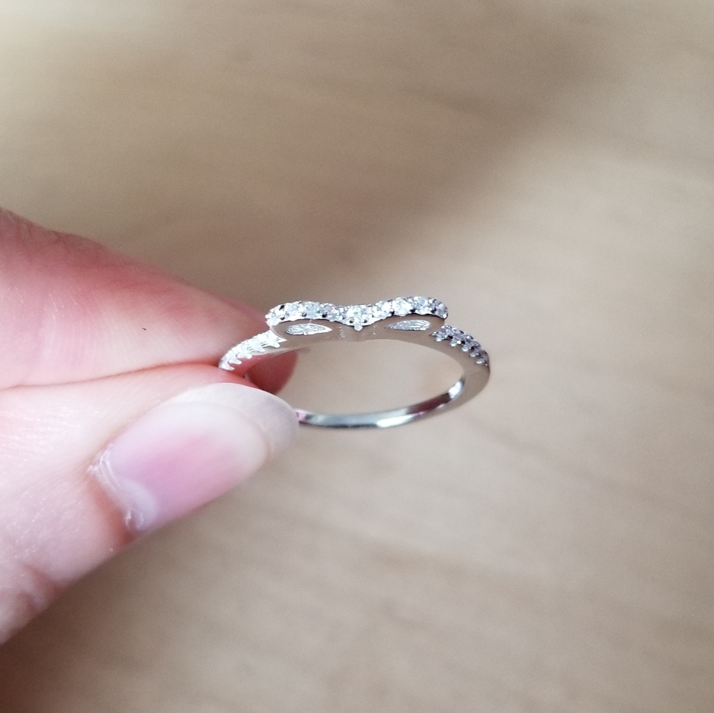 Balerina Ribbon Dainty Ring - Picture 4 of 6